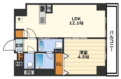 Arome梅田の間取り