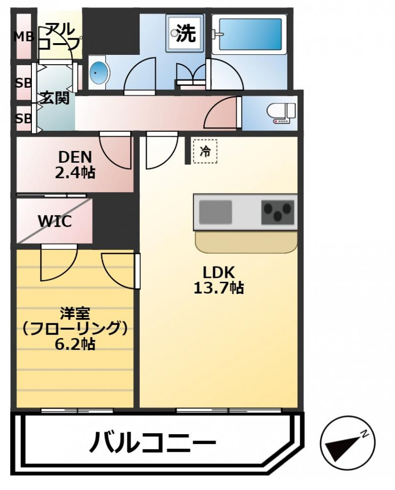 パークハウスプレシアタワーの間取り