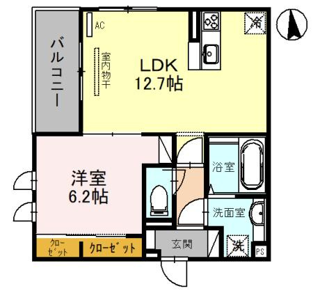 ル・コフレ深江橋の間取り