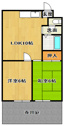 【間取り】 | リビングのあるお部屋です