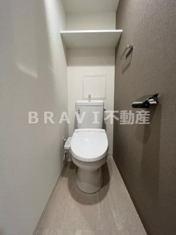 アドバンス上町台シュタット　BRAVI不動産のトイレ|【アドバンス上町台シュタット】清潔感のあるトイレです