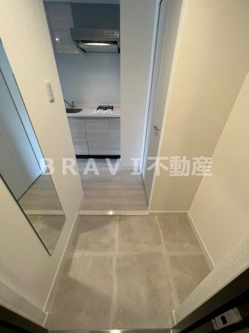 アドバンス上町台シュタット　BRAVI不動産の玄関|【アドバンス上町台シュタット】毎日通る玄関はこちらです