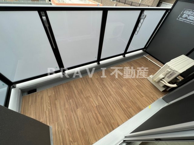アドバンス上町台シュタット　BRAVI不動産のバルコニー|【アドバンス上町台シュタット】お洗濯にも便利なバルコニー付き