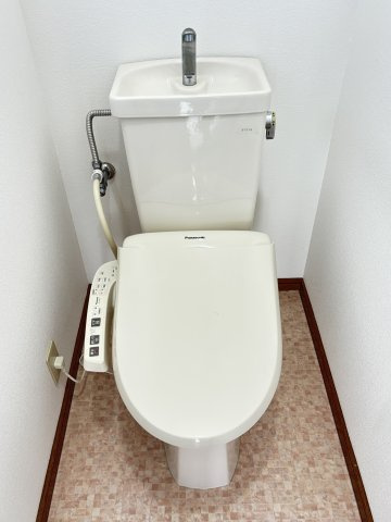 西皆生スカイタウンB棟のトイレ