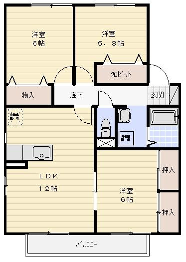 Ｍ・ＳＱＵＡＲＥの間取り
