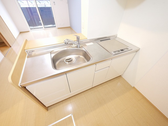 ヴィラ　ウェストⅡのキッチン|きれいなキッチンです