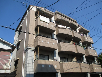 【外観】 | デルフィーノ上新庄 | 外壁タイル張りのお洒落なマンションです