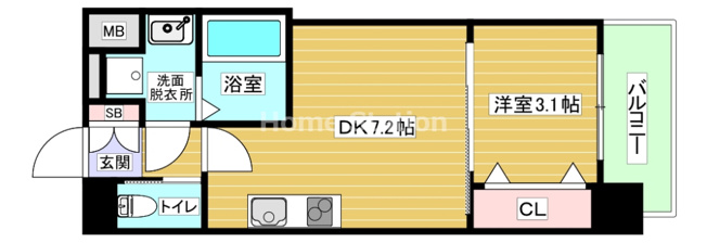 【間取り】 | セレニテ福島カルム