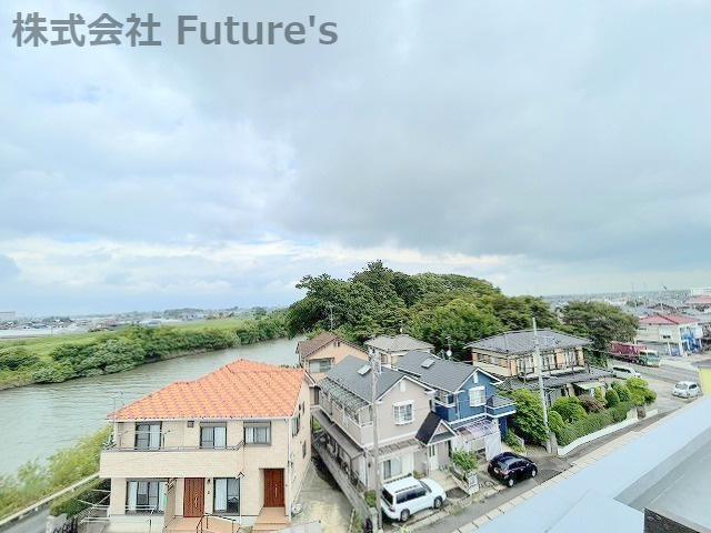 セントラルコート吉川の展望|5階なので眺望良好です！