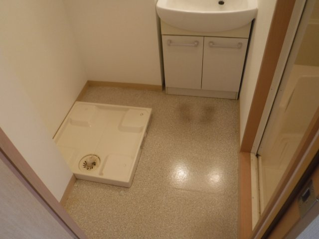 センターフィールドの洗面所