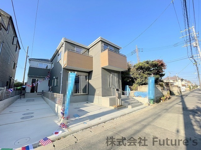 八潮市古新田　新築戸建　全2棟　1号棟の外観|八潮市古新田・全2棟！完成致しました！