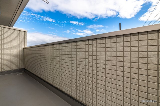 CUBEのバルコニー