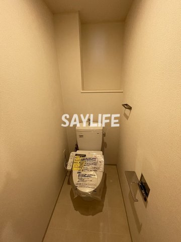 大阪市城東区東中浜９丁目のアパートのトイレ