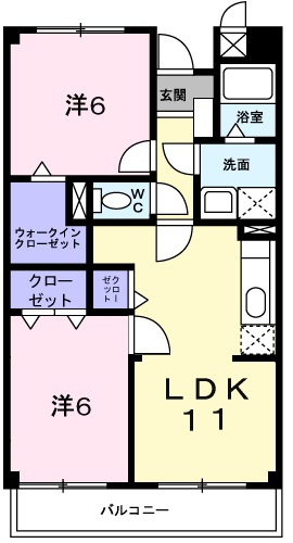 ビサイド大蔵谷の間取り|ビサイド大蔵谷