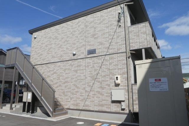 総社市中央６丁目のアパートの外観