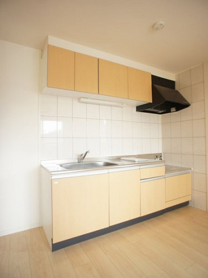 【キッチン】 | リバーサイドヴィラⅡ | オープンキッチンになっています♪