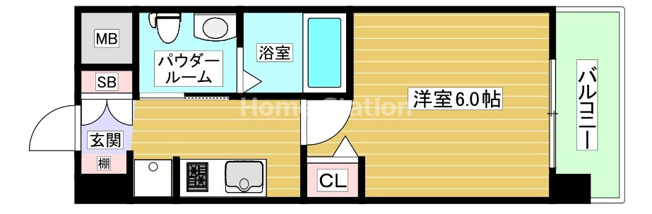 【間取り】 | エグゼ弁天町