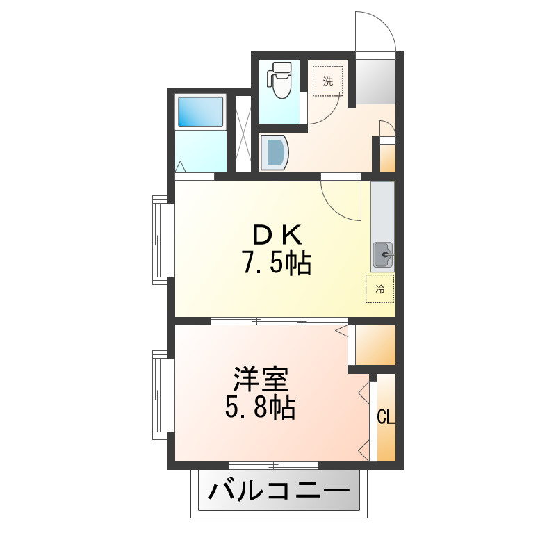 シャルムプリンセス東棟の間取り