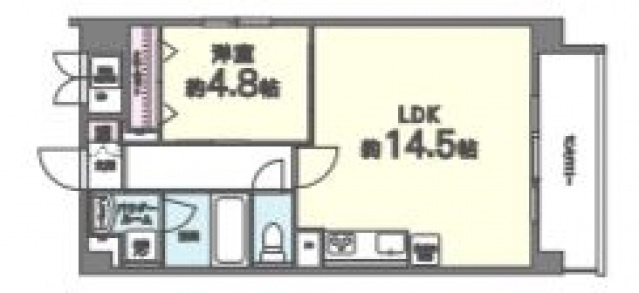 シャルマン藤田の間取り