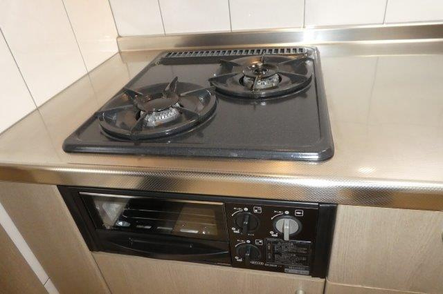 メルヴェールのキッチン|2口ガスコンロ