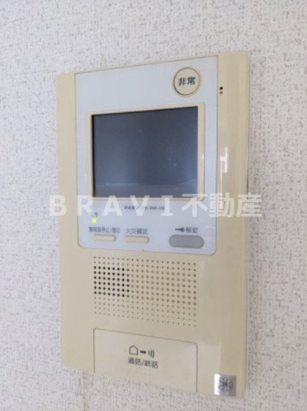 プレサンス谷町アルファ BRAVI不動産のセキュリティ|【プレサンス谷町アルファ】モニター付きインターホン