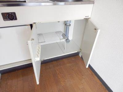 ライオンズマンション京都三条大宮のキッチン|キッチン下収納