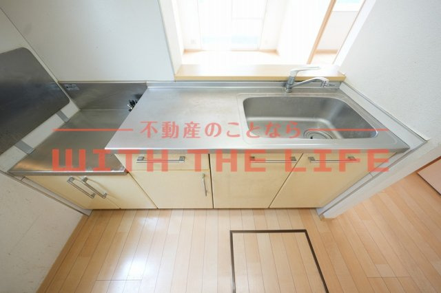 サンライズ北野C棟【キャッシュバック対象物件】のキッチン|きれいなキッチンです