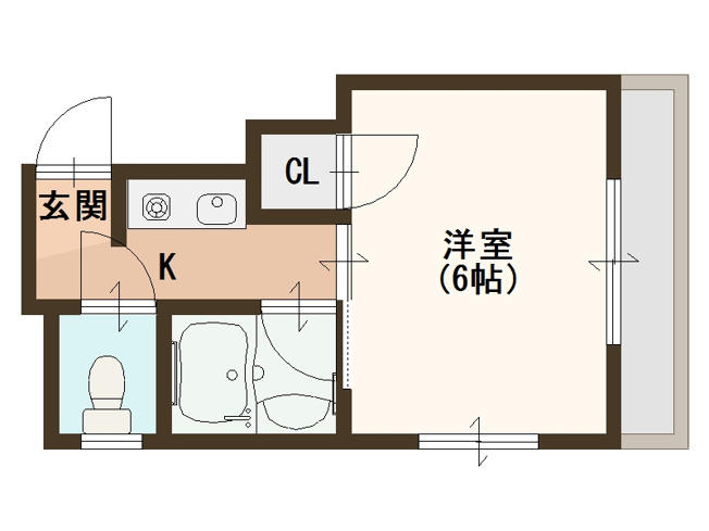 【間取り】 | ニューパレス北加賀屋