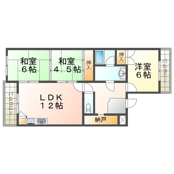 サンポート池上の間取り