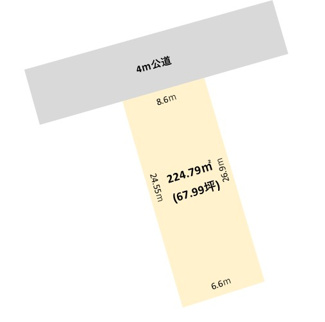 【土地図】 | ～取手市山王　売地～　500万円