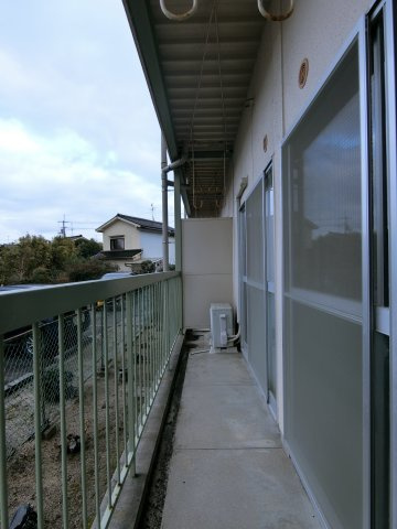 マルタカコーポのバルコニー