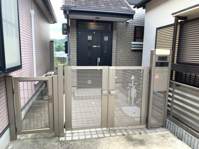 【外観】 | 神戸市長田区源平町　中古戸建 | 玄関入口♪