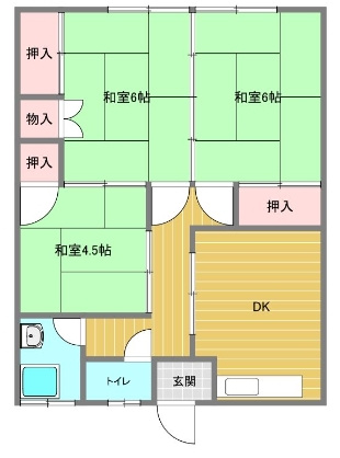 【間取り】 | フローレンス片縄 | 現況優先