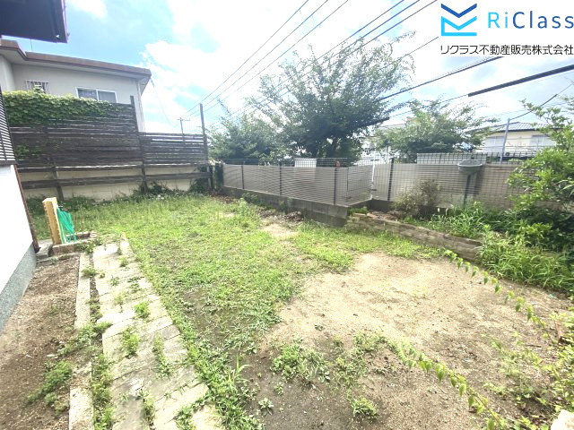 中古戸建　神戸市北区広陵町6丁目35の庭|簡単な家庭菜園も楽しめるお庭です