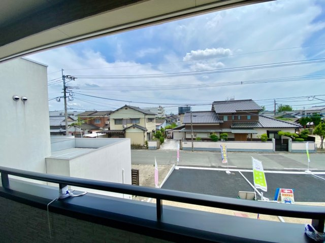 大牟田市城町１丁目の新築一戸建の展望|外からの目が気にならないバルコニーで洗濯物が干せます