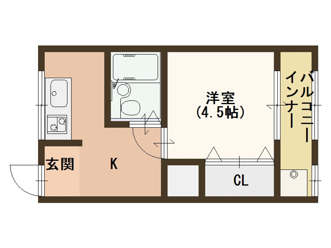 【間取り】 | BonBonハイツ