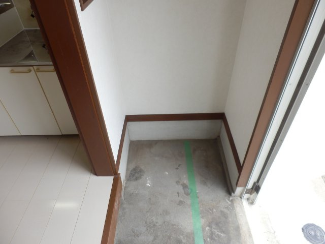 田中アパートの玄関