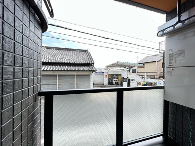アライアンス常磐町のバルコニー