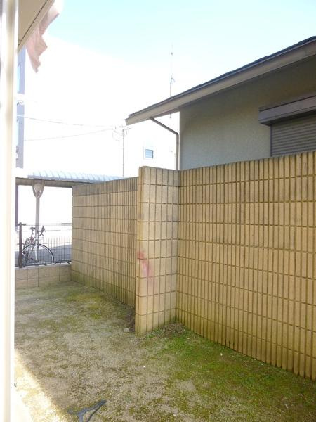 コーポリベールのバルコニー