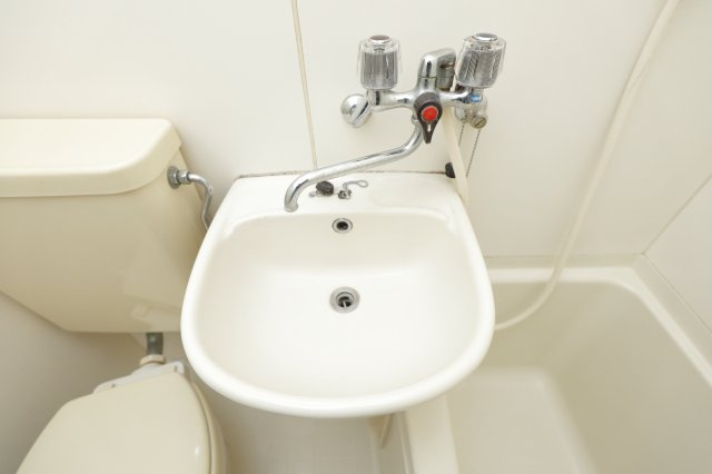 小松マンションの洗面所