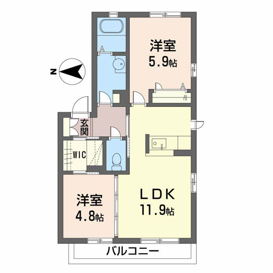 【間取り】 | シャーメゾン岩本