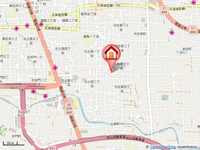 【地図】 | エイトサザンコート　Ａ・Ｂ棟