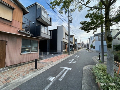 【前面道路含む現地写真】 | 千種区豊年町1棟 ＜仲介手数料無料＞大和小・振甫中　新築一戸建て | 9/7撮影
新築一戸建ての事ならマックスバリュ川原店で住まい相談、株式会社エムワイホームにお任せください！