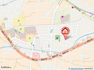 【地図】 | アベニュー北野Ｄ棟・