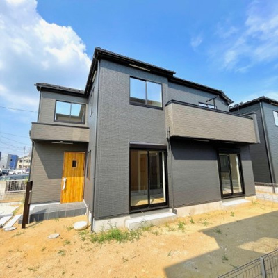 【外観】 | GRAFARE神栖市深芝南2号棟 | 【弊社、現地販売物件】完成いたしましたので、ご内覧可能です。