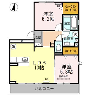 【間取り】 | トゥルー・デュオ