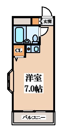 【間取り】 | 小若江スカイハイツ
