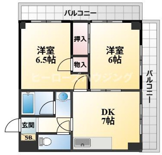 【間取り】 | コーニッシュ豊中