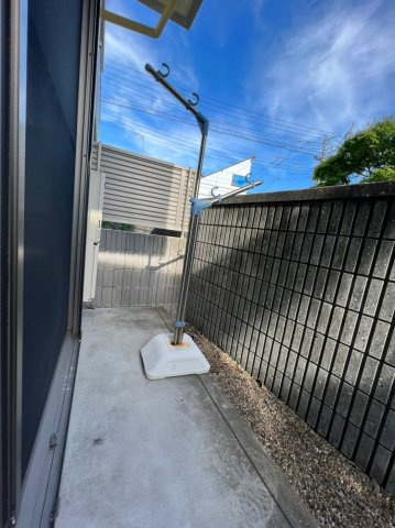 ソワサント上の丸のバルコニー
