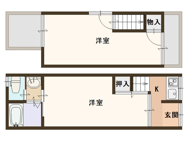 【間取り】 | 御崎1丁目テラス